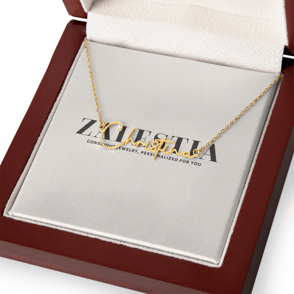 Signature Name Necklace