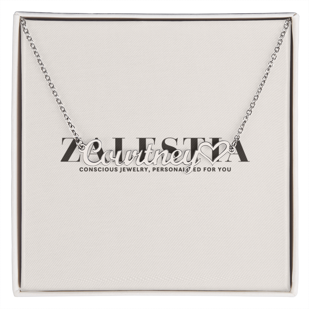 Heart Name Necklace