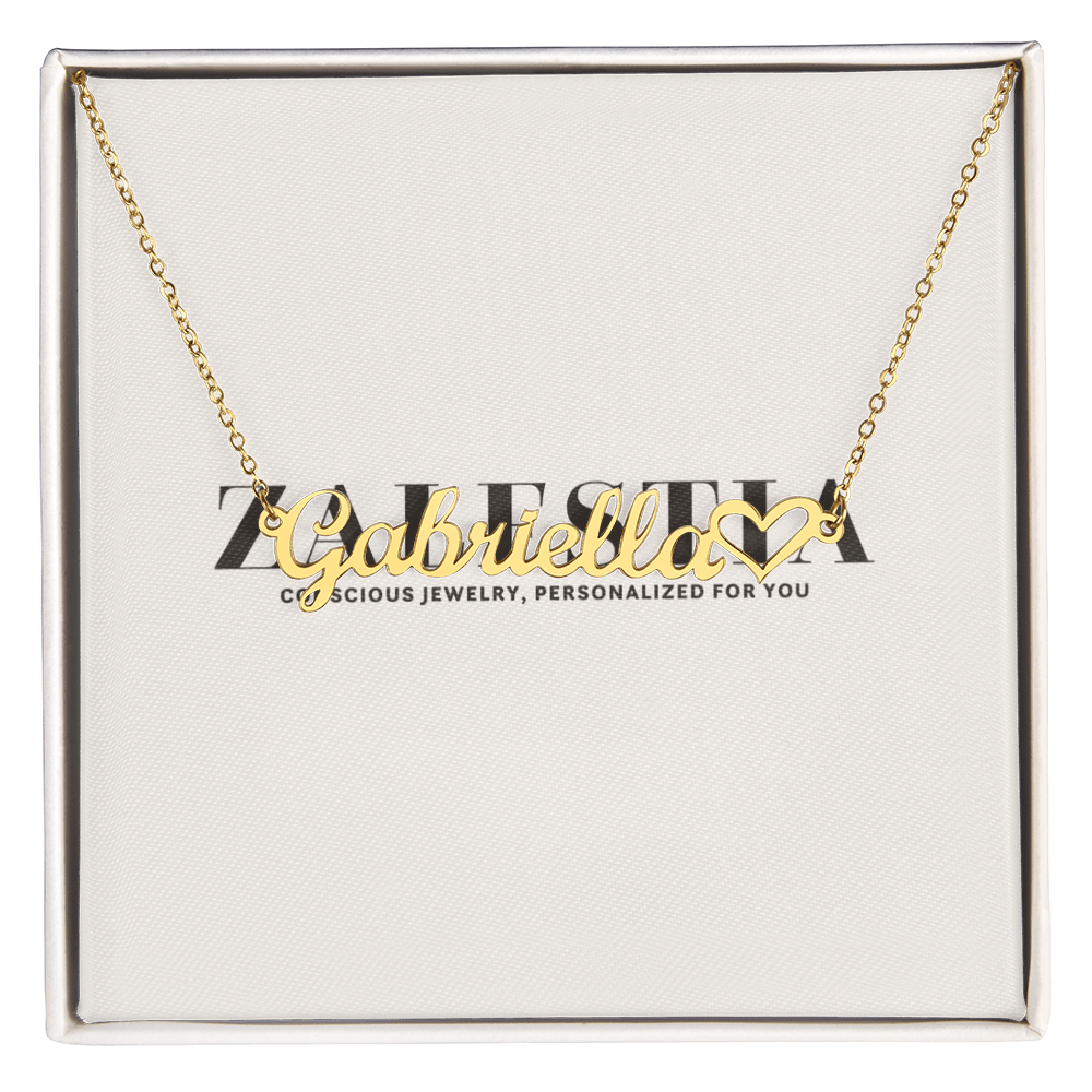 Heart Name Necklace