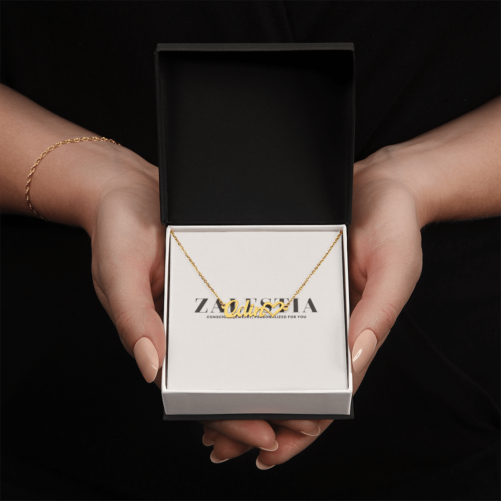 Heart Name Necklace