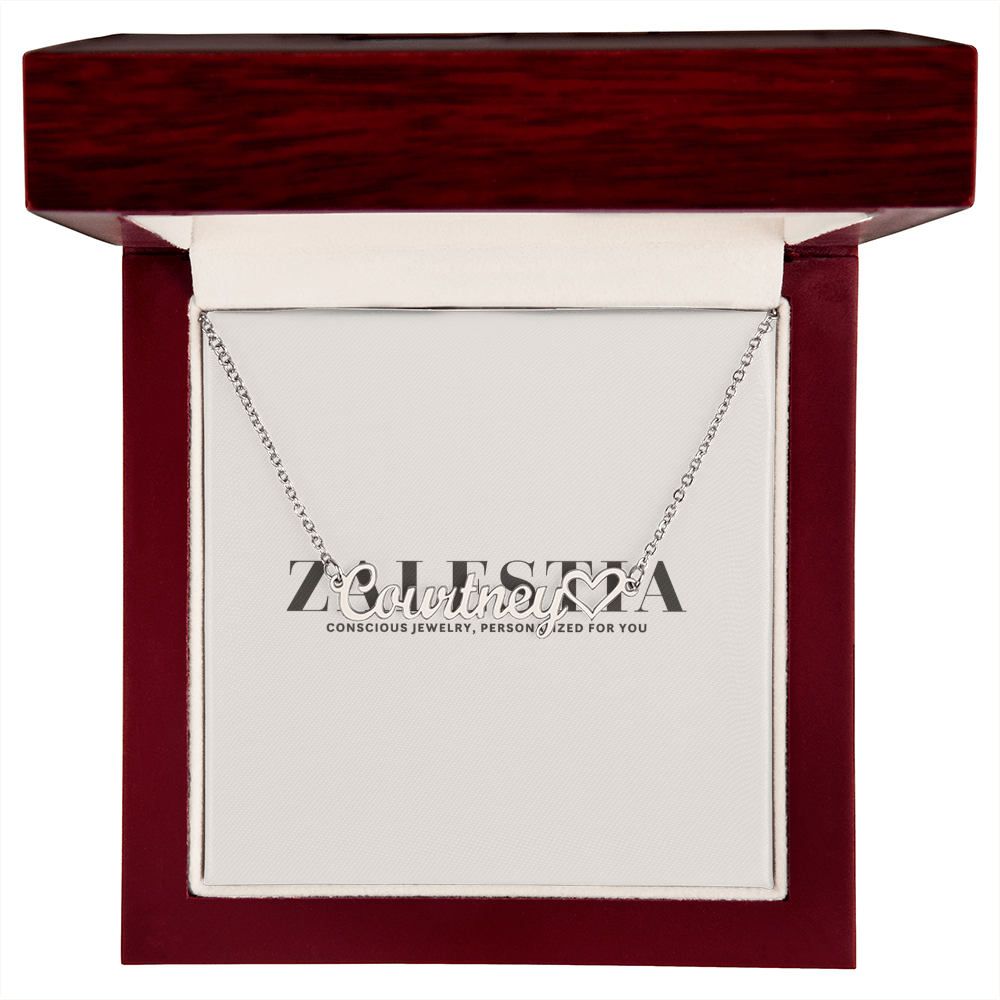 Heart Name Necklace
