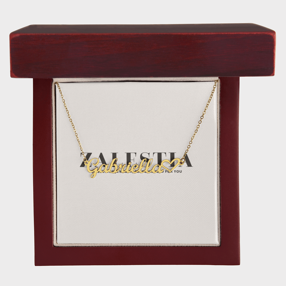 Heart Name Necklace