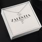 Vertical Name Necklace