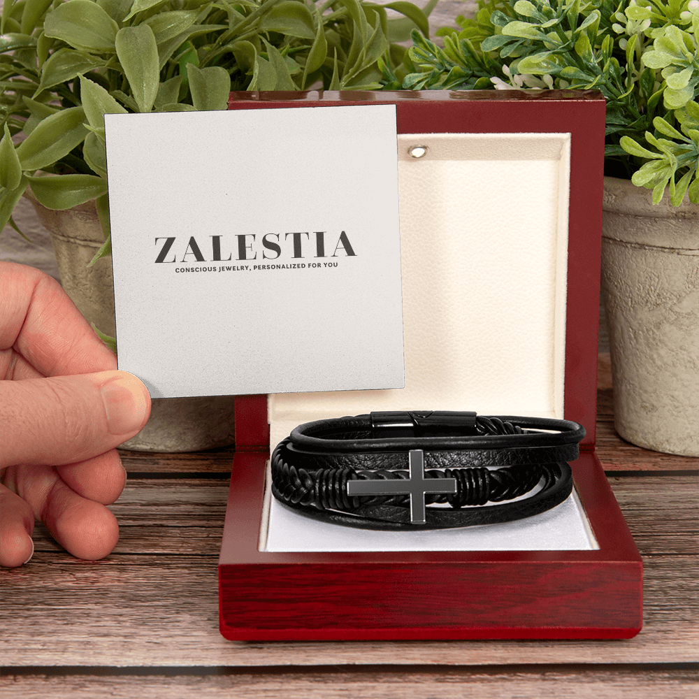 Men's Cross Bracelet